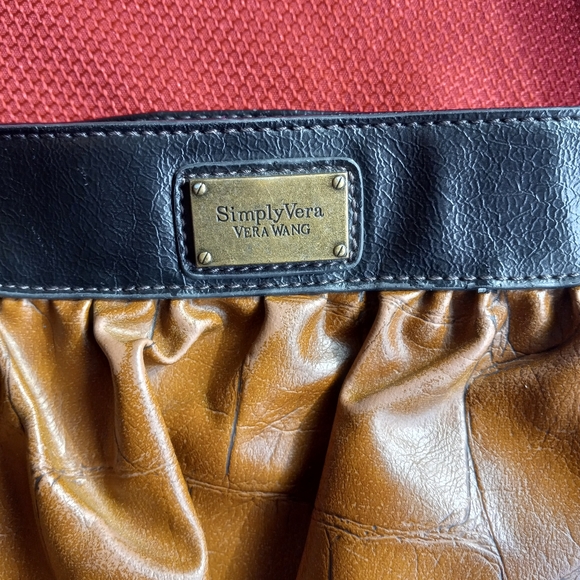 Black and Brown Simply Vera Vera Wang Shoulder Bag - Picture 2 of 6